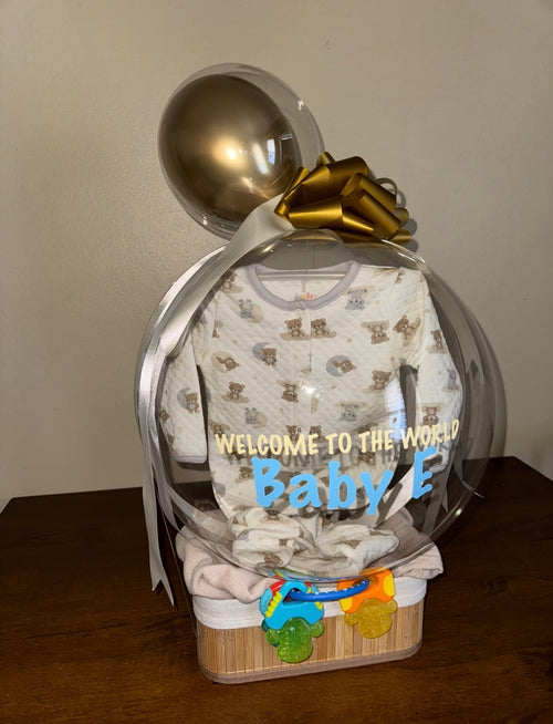 Baby’s First Wardrobe Balloon Gift