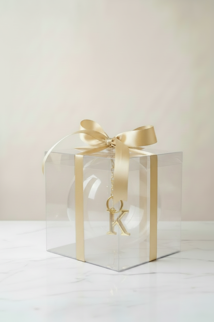 Mini Clear Balloon Gift Box