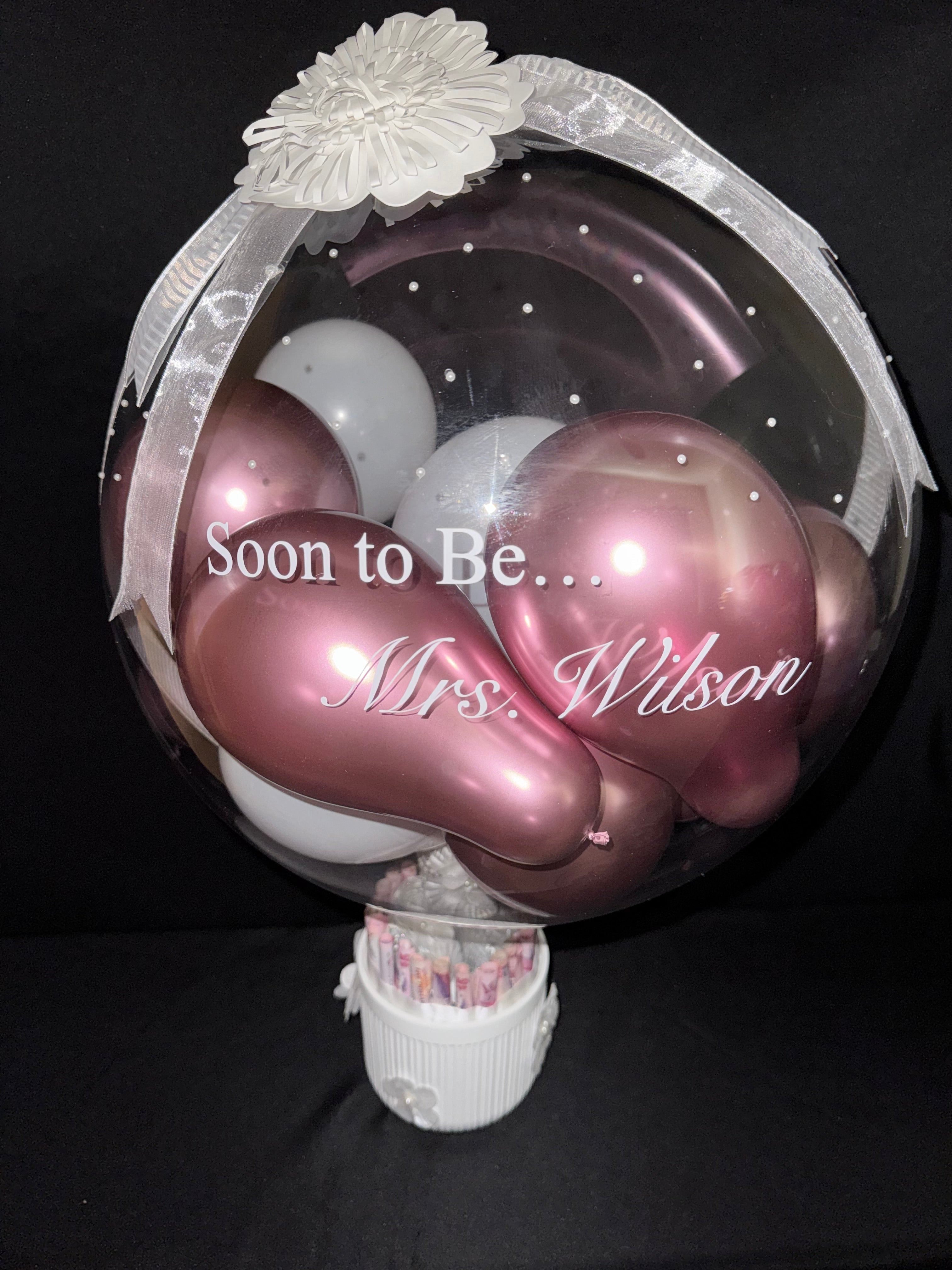 Soon to Be Mrs. Personalized Luxe Bridal Balloon