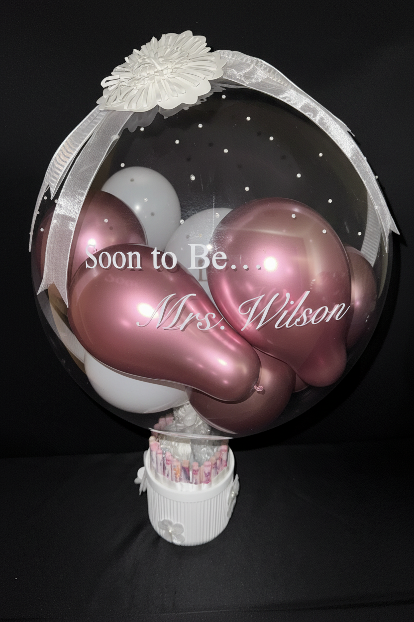 Soon to Be Mrs. Personalized Luxe Bridal Balloon