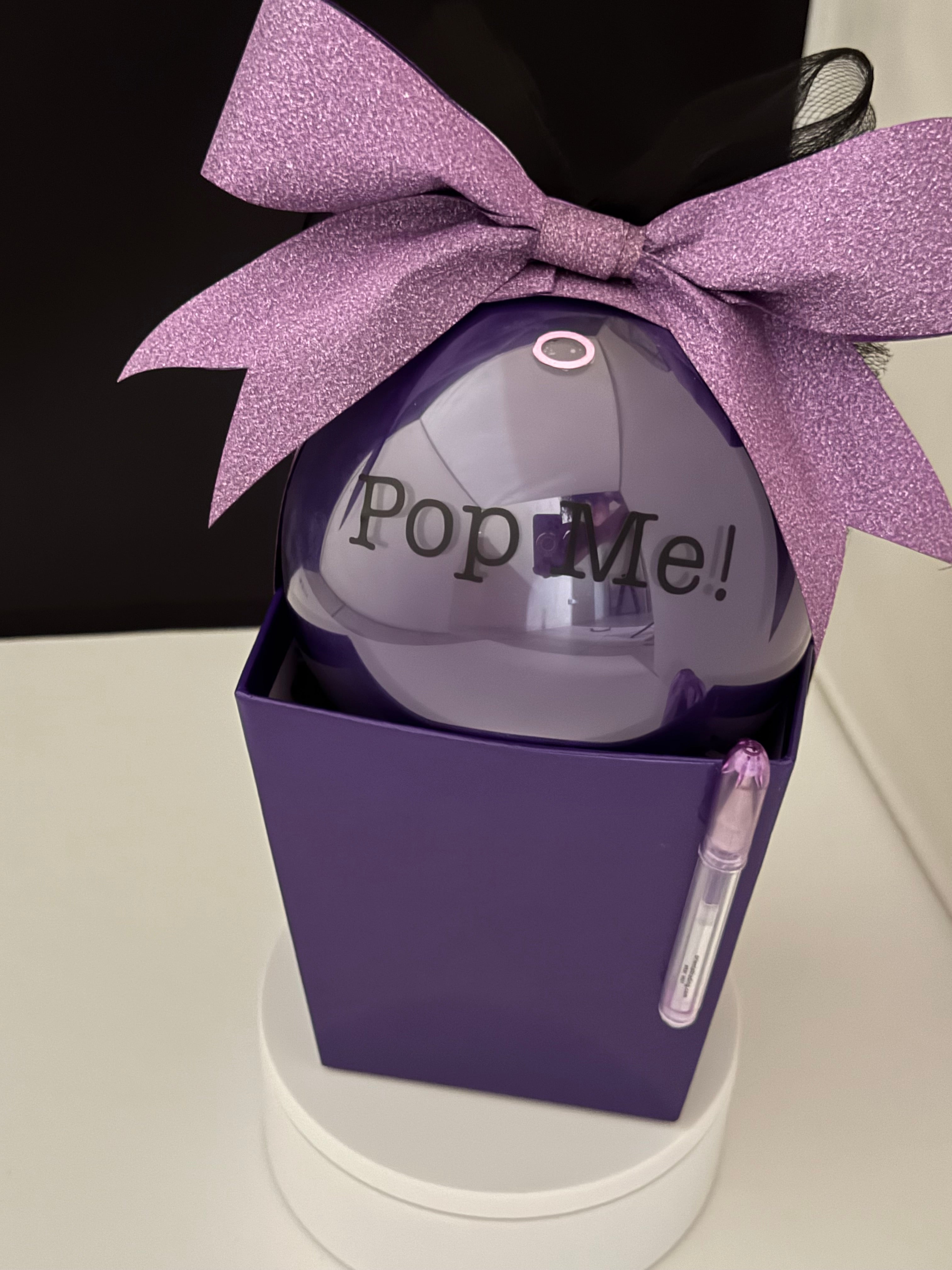 Pop Me! Surprise Money Balloon Small. Your Custom colors.