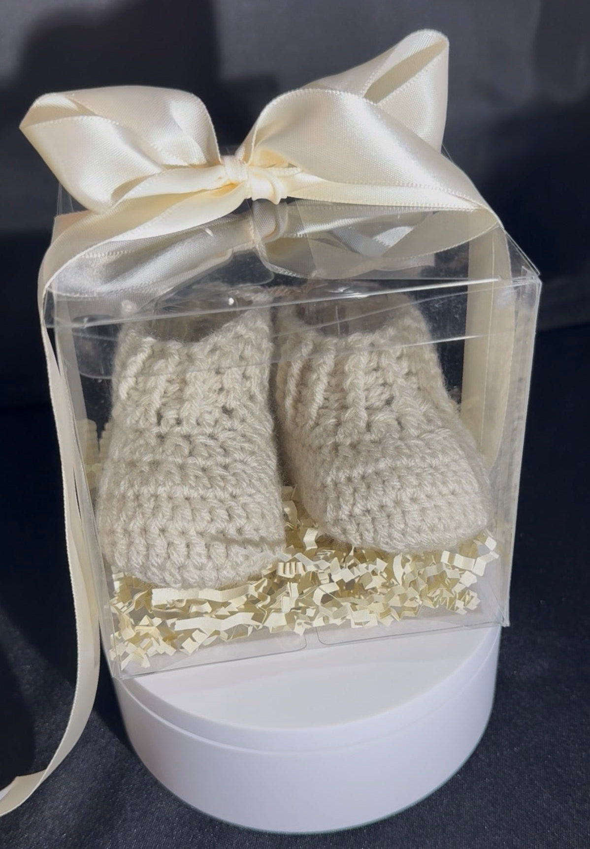 The Bermuda Heirloom Booties – Locally Handmade Crochet Baby Booties