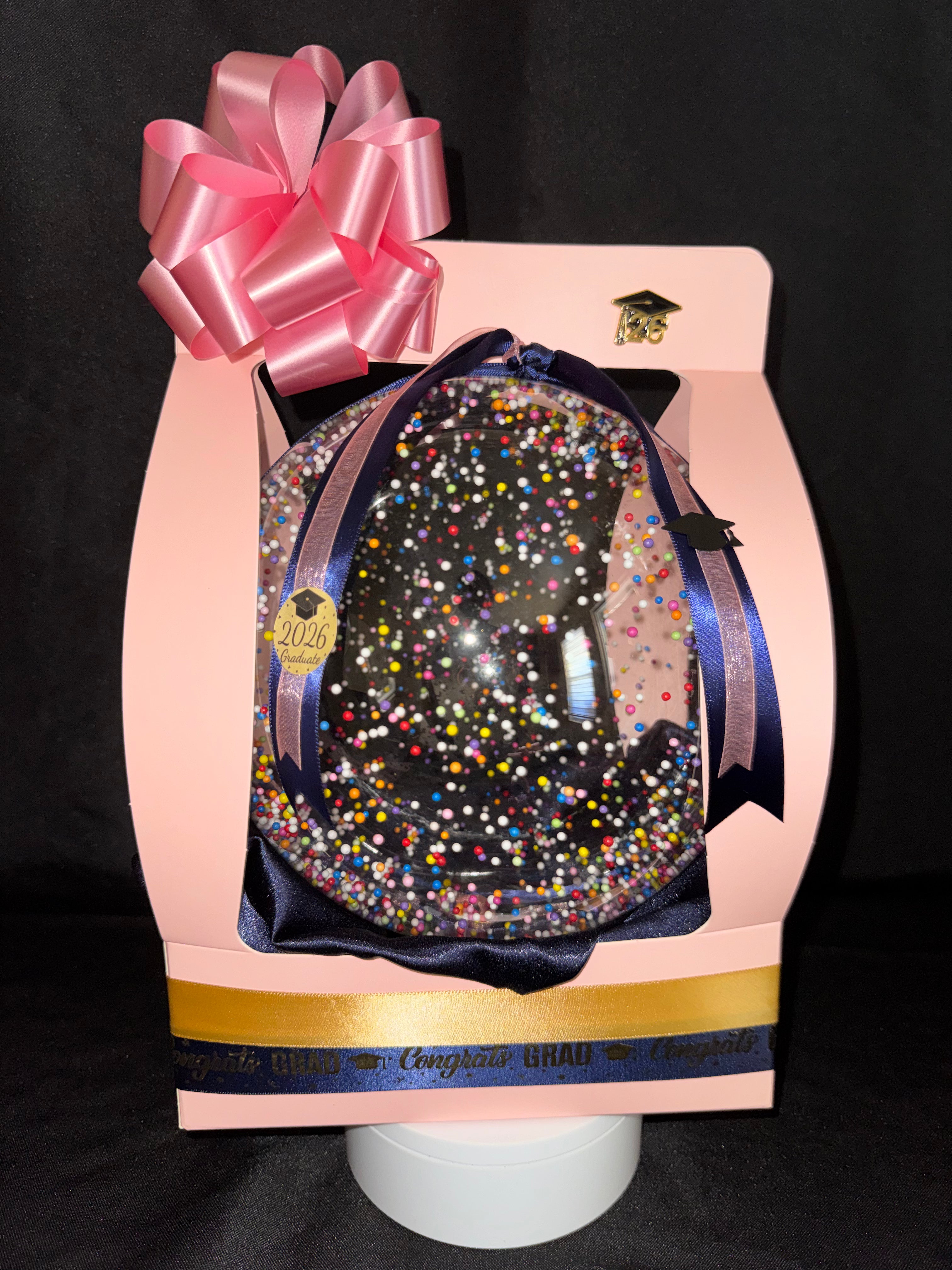 Class of 2026 Luxe Balloon Box Light Pink