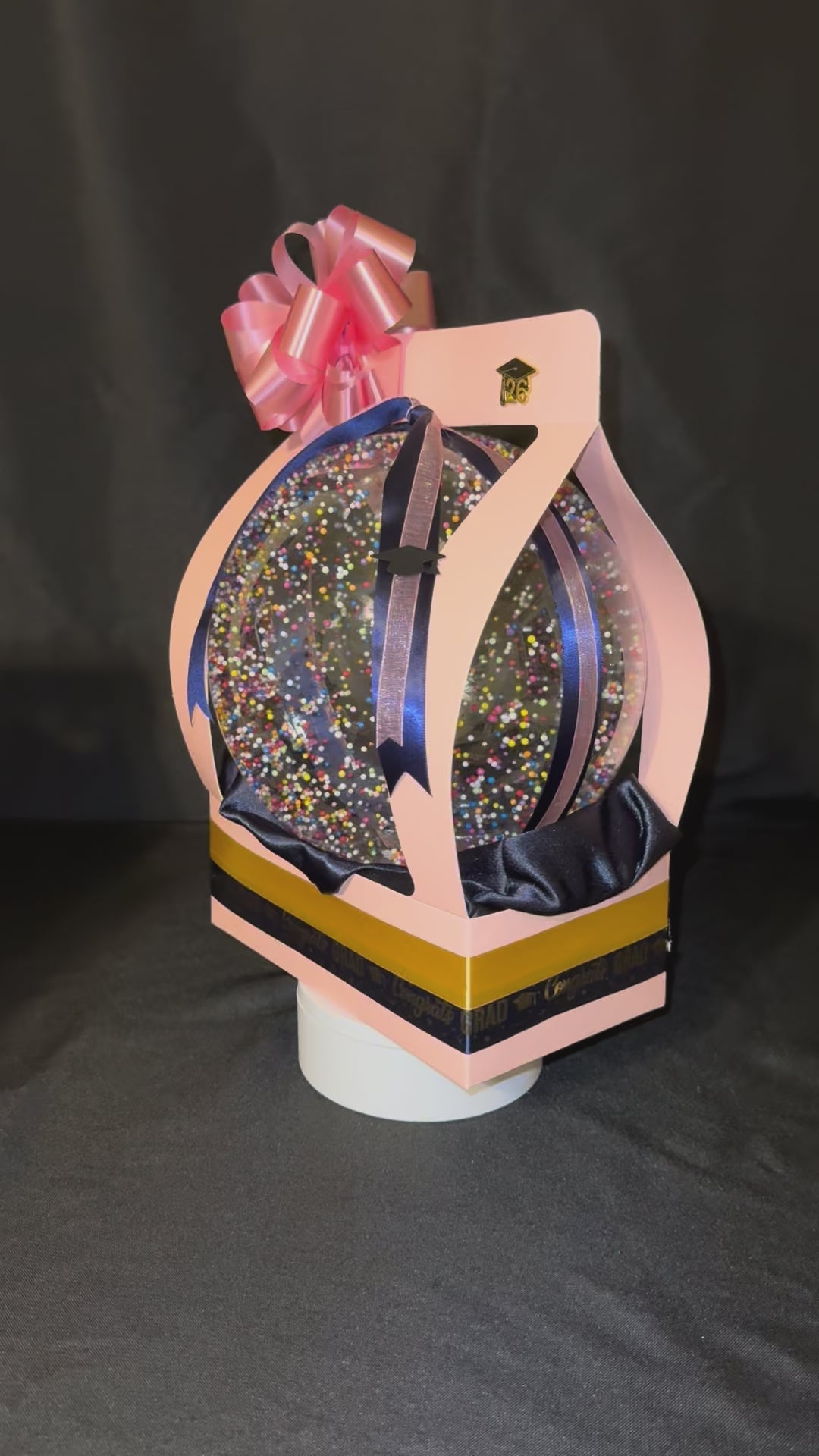 Class of 2026 Luxe Balloon Box Light Pink
