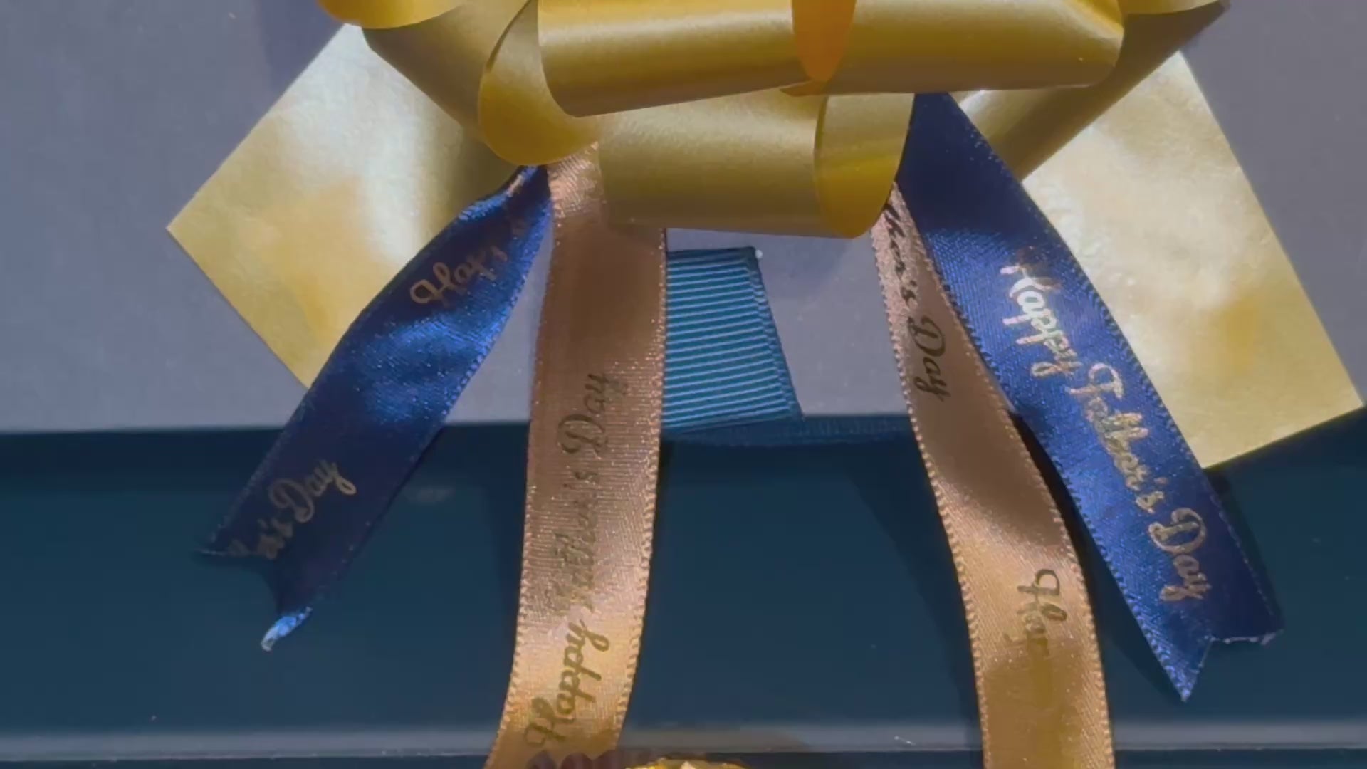 Father’s Day Casino Royale Luxury D.A.D Letter Gift Box (Blue)| Bracelet, Chocolates & Gold Foil Playing Cards.                                        Note:There will be no restock once sold out.